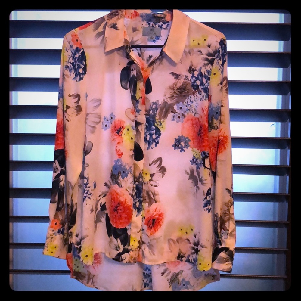 Flowered blouse